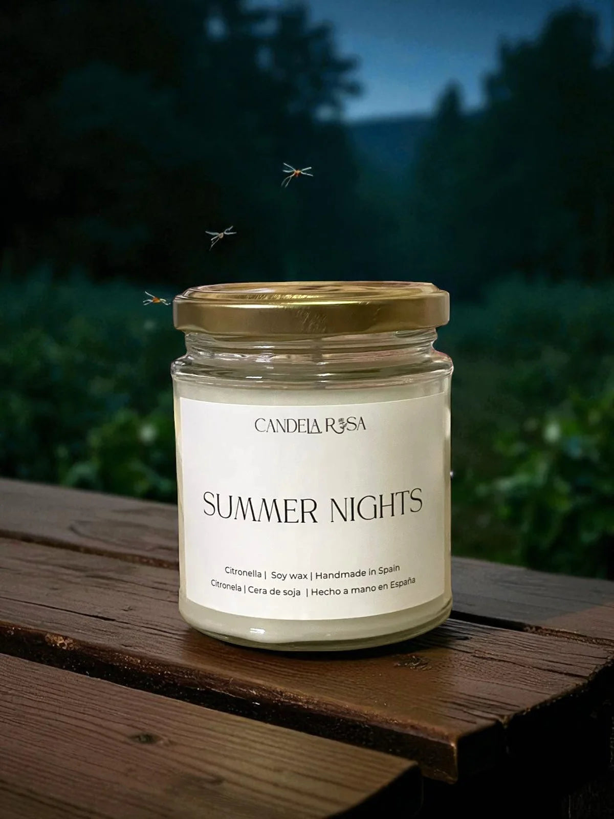 Summer nights: Vela aromática citronela antimosquitos